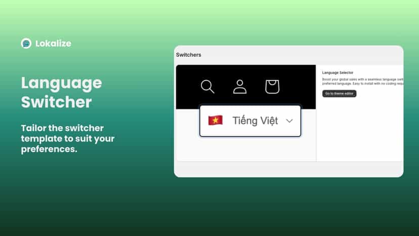 Lokalize Switcher Page