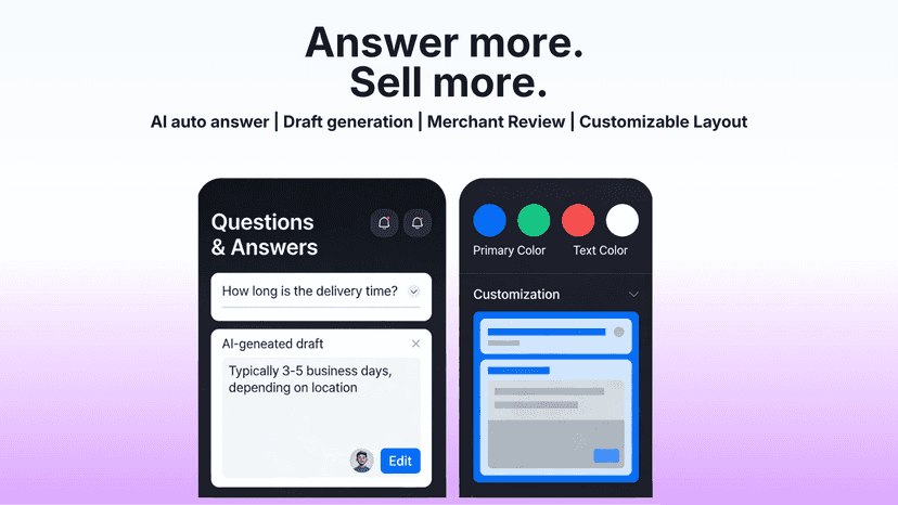 Answer More. Sell More.