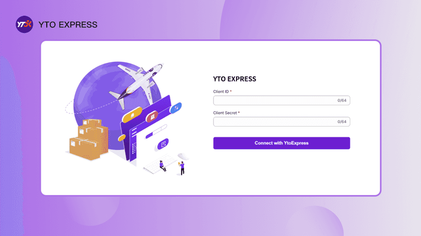 Connect your YTO account with API credentials