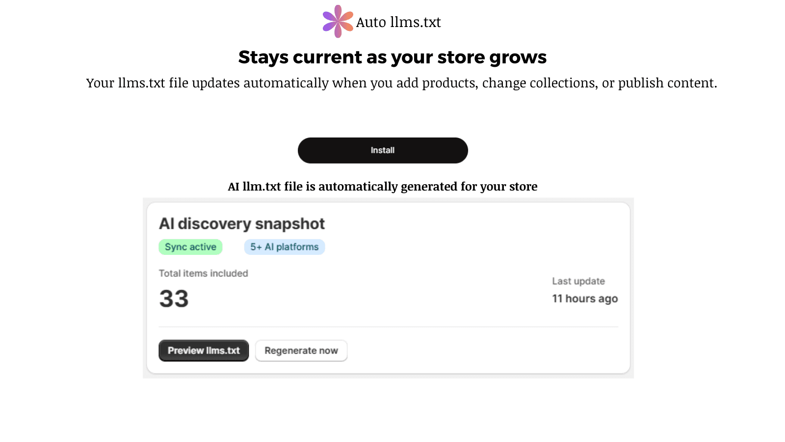 One-click setup. Zero configuration.
