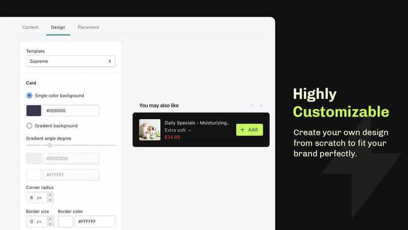 Essential Shopify product page upsell is highly customisable