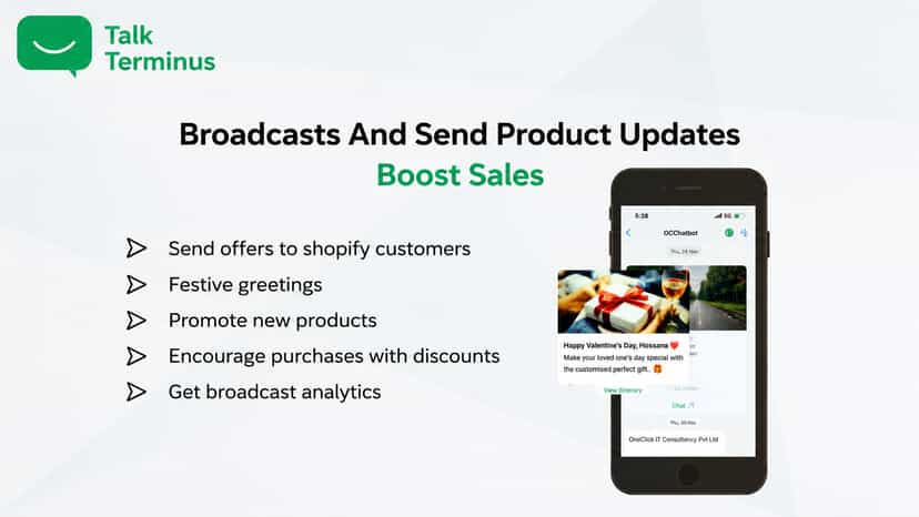 Run broadcasts and product updates