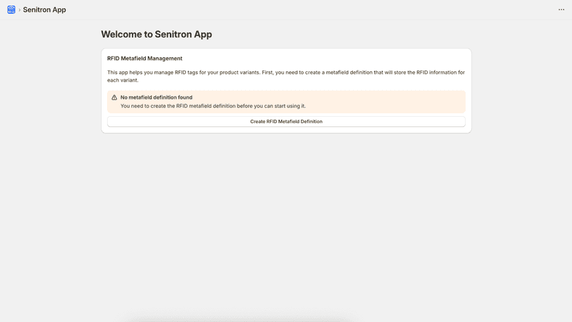 Senitron RFID Screenshot 1