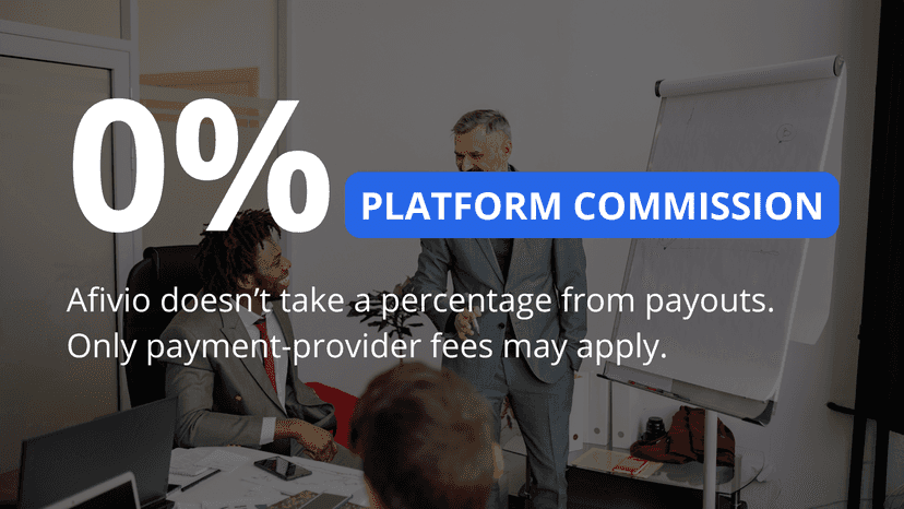 0% platform commission