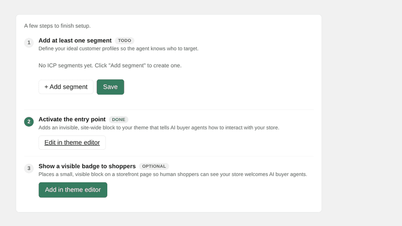 Haggl admin UI