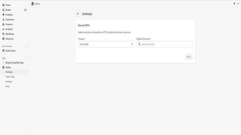 Airdrops (Admin App)