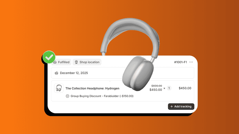 Group discount applied checkout volume pricing