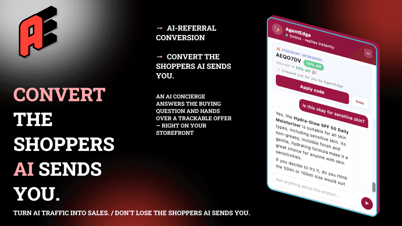 Convert the shoppers AI sends you