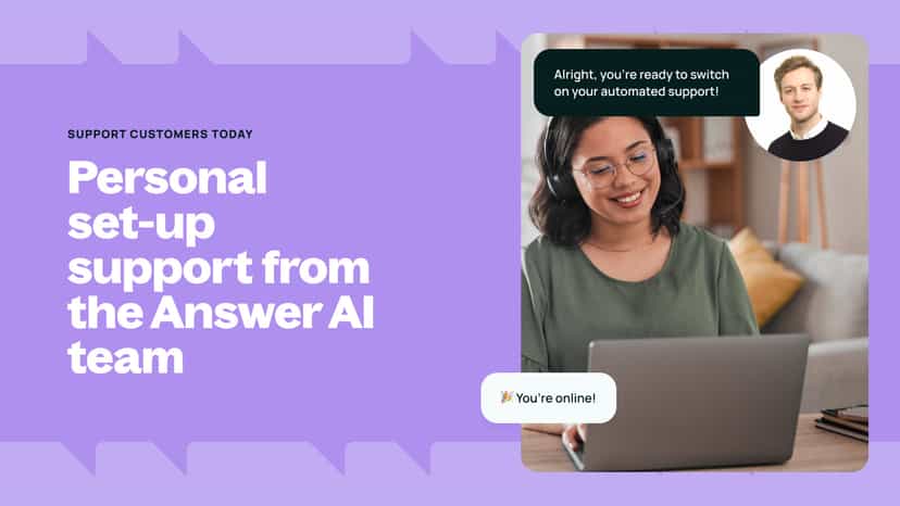 Answer ai : Ai chatbot to help you every step of your setup