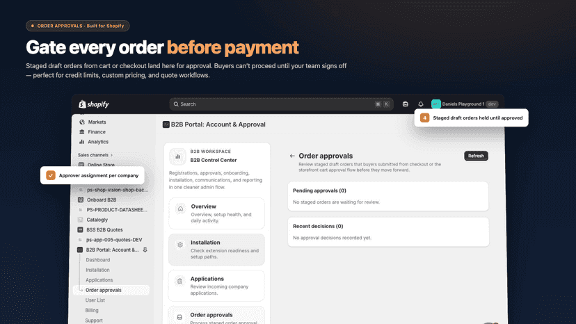 Order Approvals