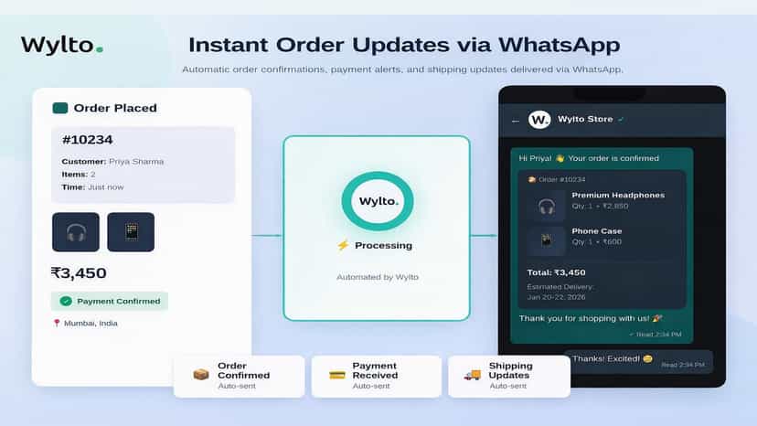 All order notification on whatsapp