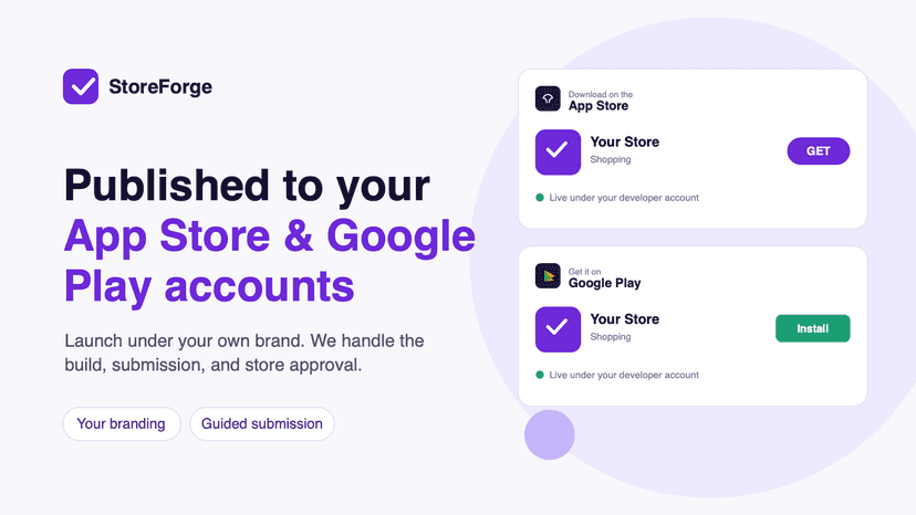 StoreForge Mobile App Builder