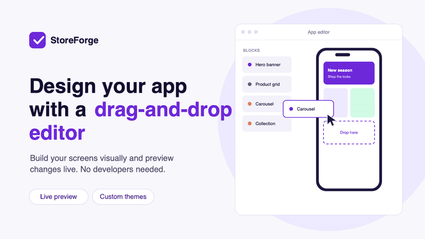 StoreForge Mobile App Builder