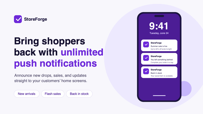 StoreForge Mobile App Builder
