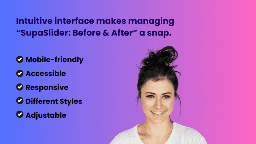 SuperSlider: Before And After features