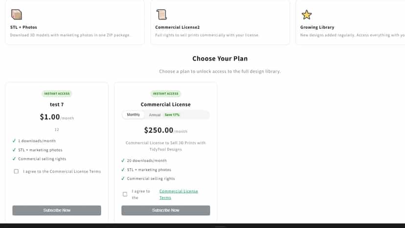 Commercial License Tiers