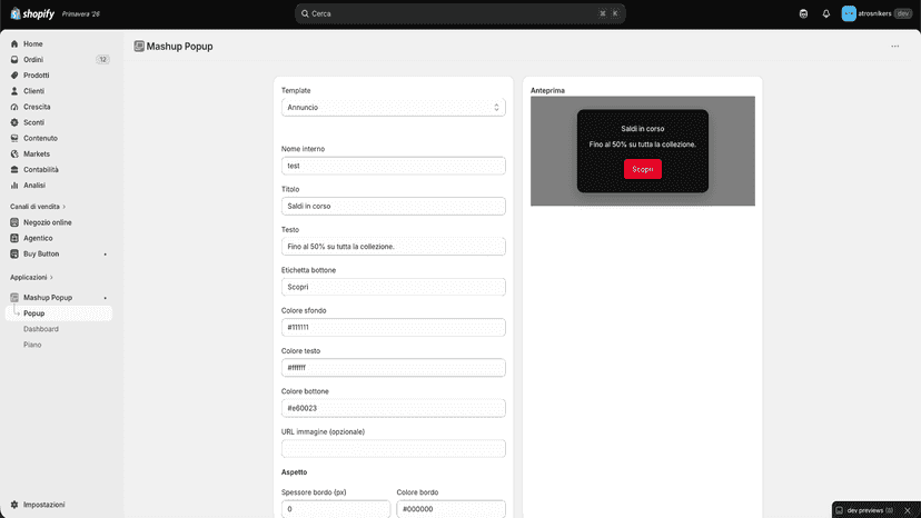 Popup Editor