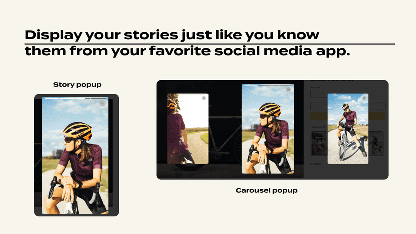 Use instagram story layout or a carousel layout for your videos