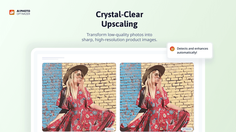 Transform low-quality photos into sharp, high-resolution photos