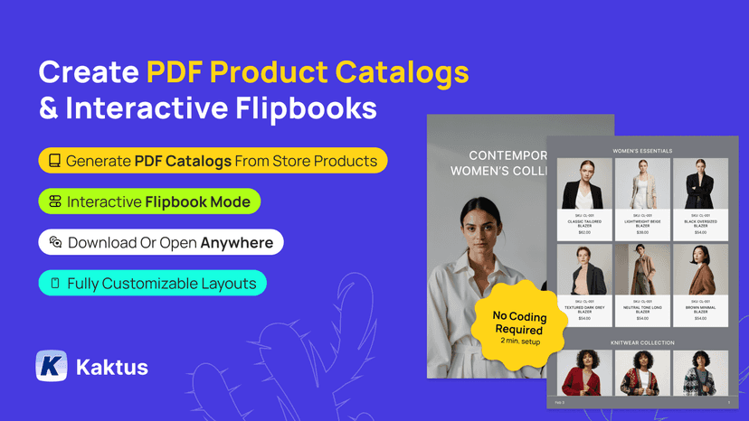 PDF Product Catalog Banner