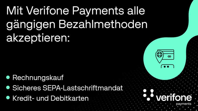Accept all important payment methods with Verifone Payments
