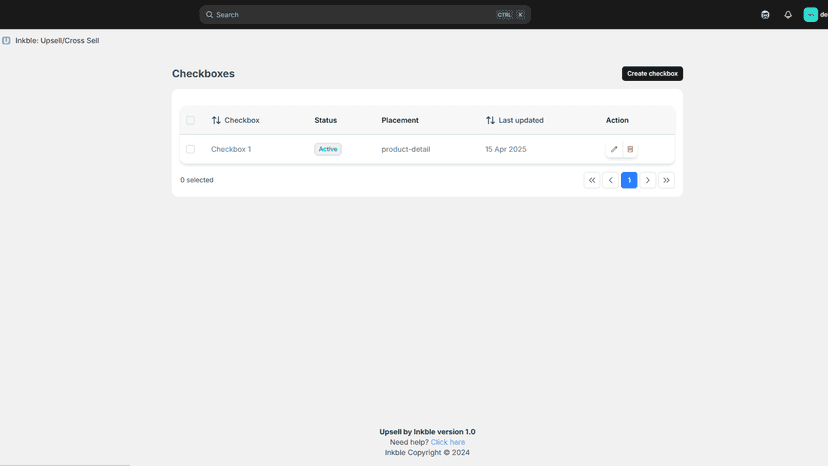 Checkboxes