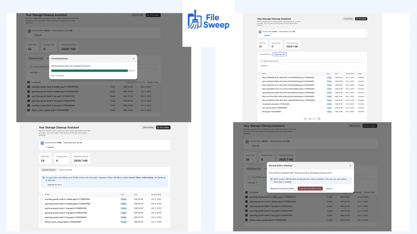 Free up space safely with one-click file cleanup tool
