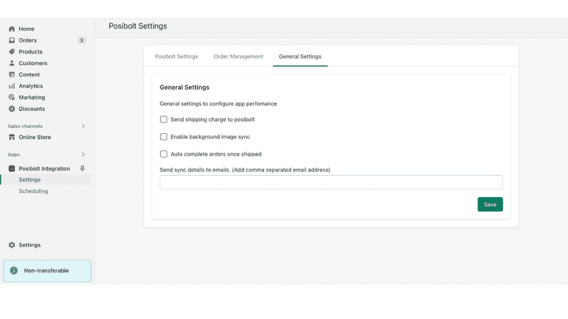 General Settings