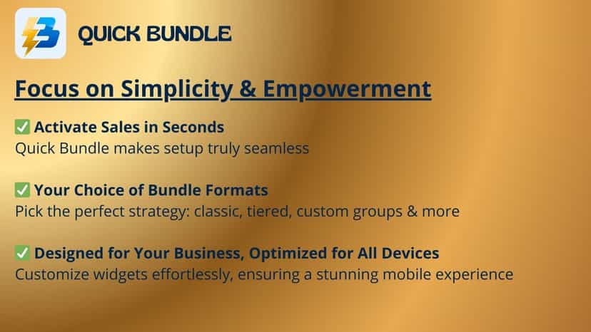 bundle quantity break