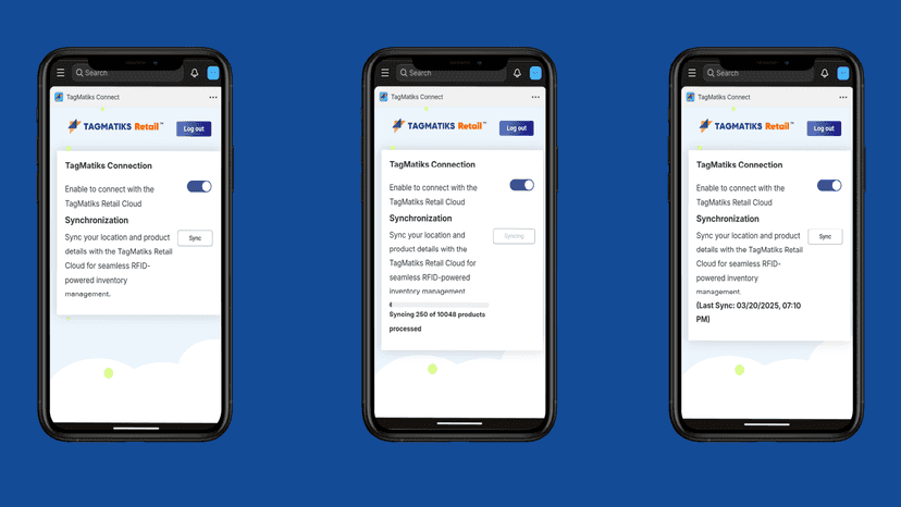 TagMatiks RFID Connect Mobile - Sync