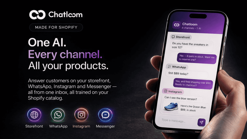 AI chat recommending real Shopify products with live stock