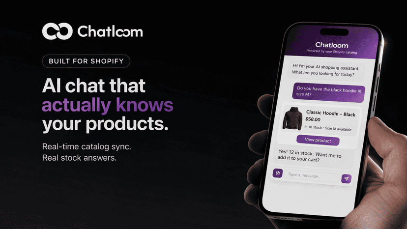 Shopify AI shopping assistant chat interface