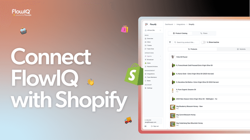 Connect FlowIQ with Shopify