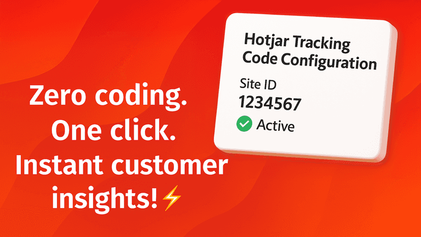 No code. One click. Customer insights fast!