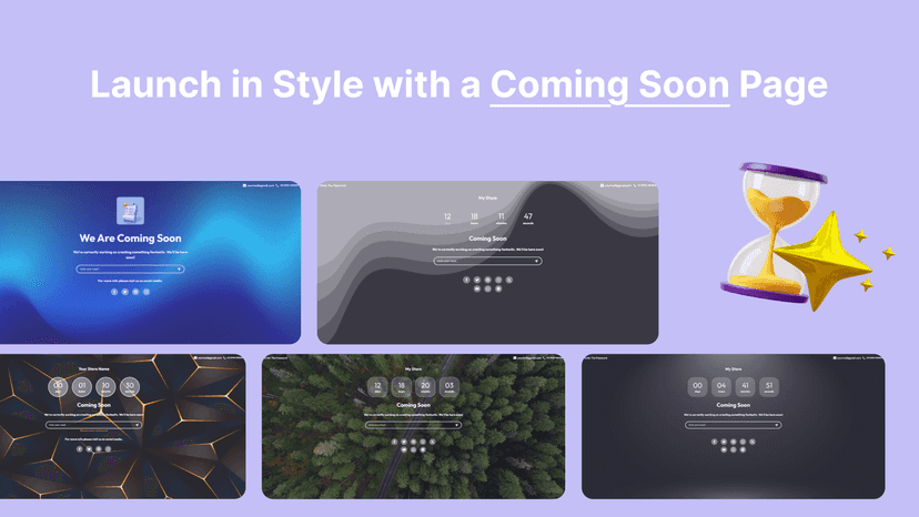 launch soon, coming soon, under construction