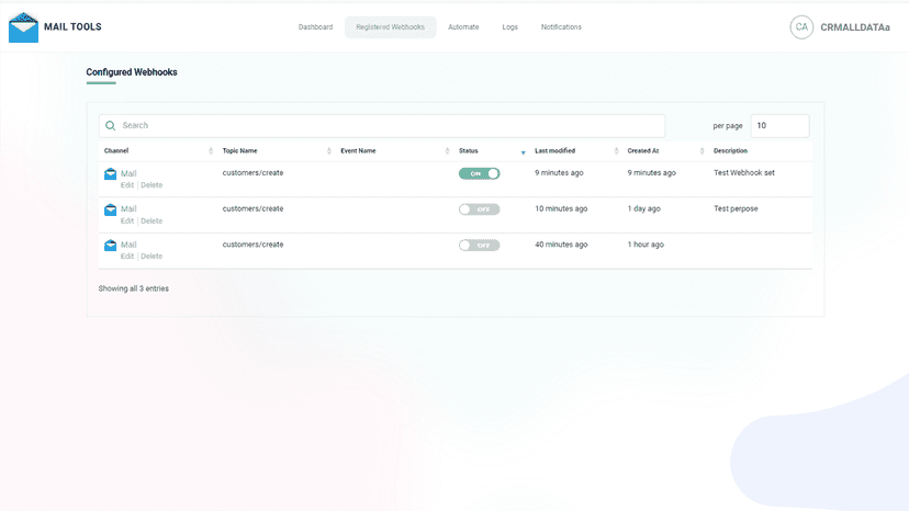 Mail Connector App