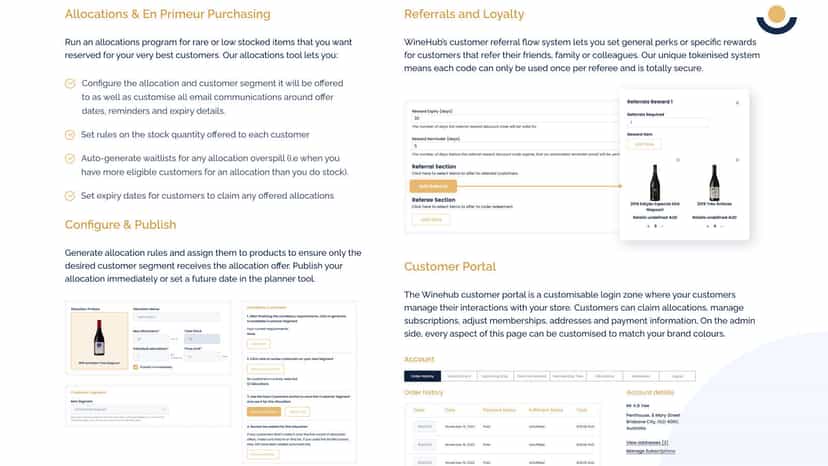 Allocations and Customer Portal