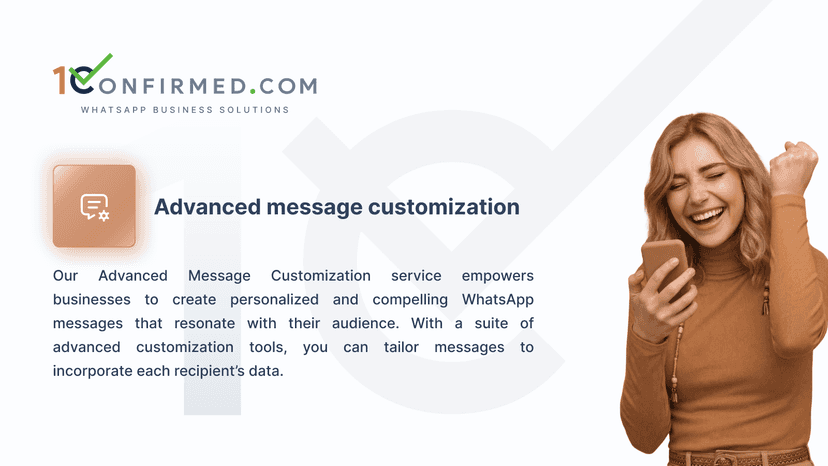 Personalize WhatsApp messages with recipient data and tools.