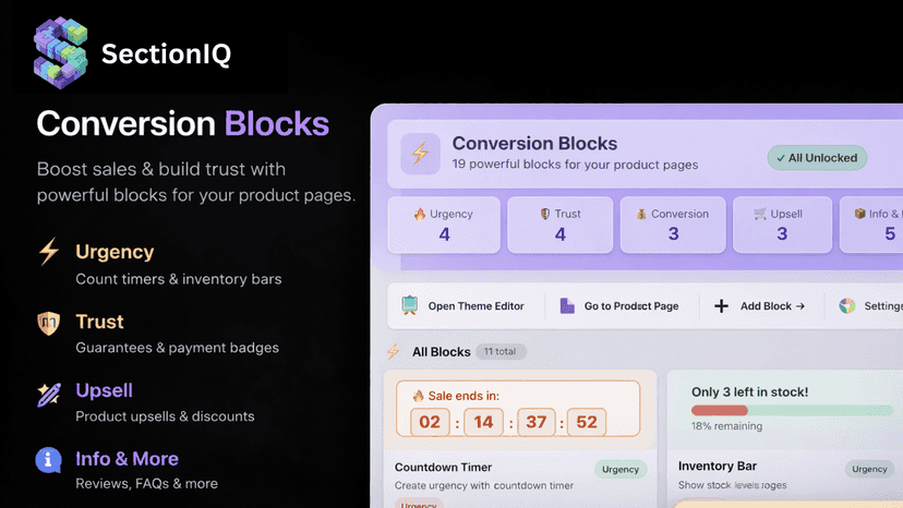 Use SIQ Conversion Blocks