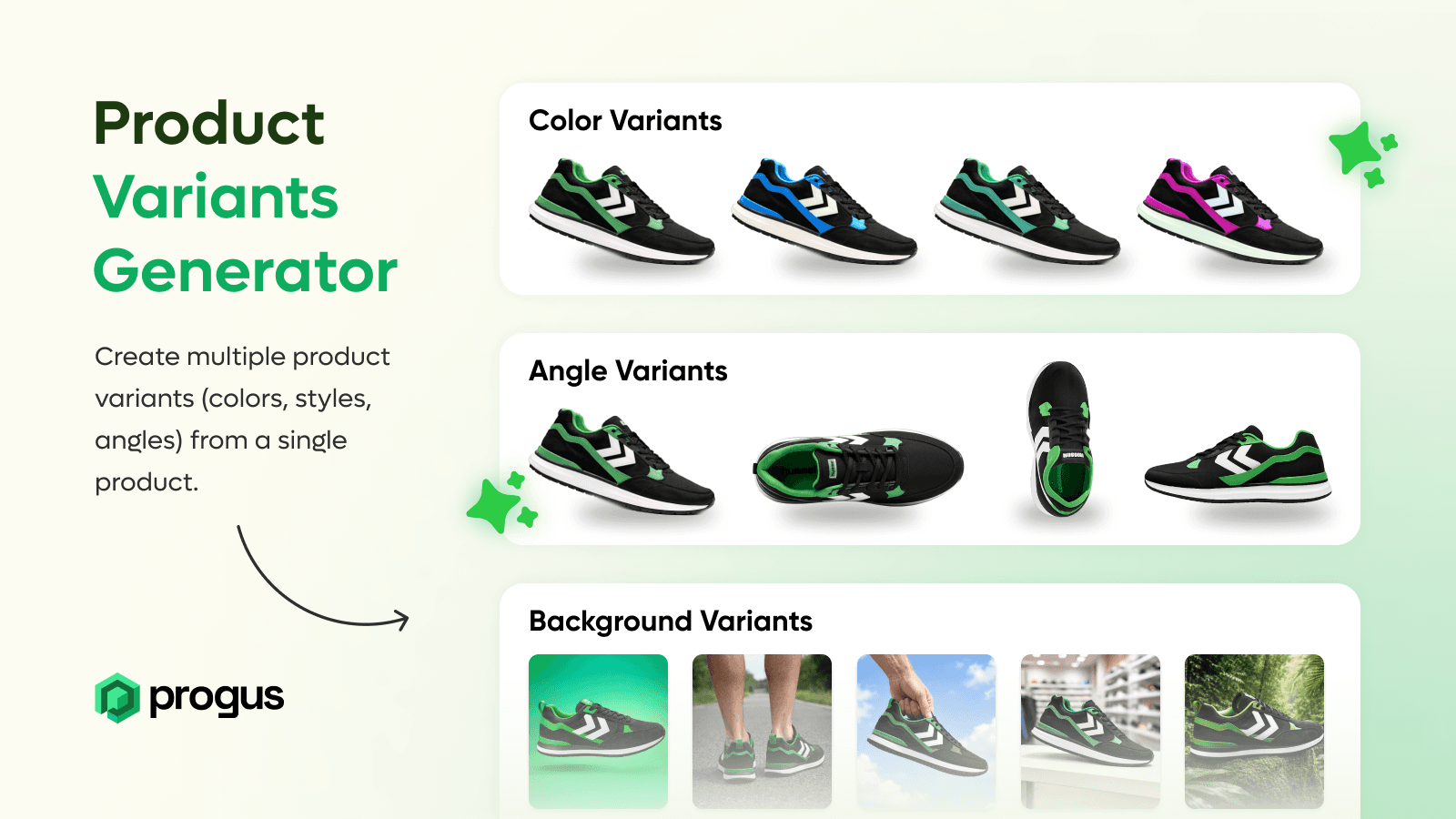 Progus AI Studio - variants images