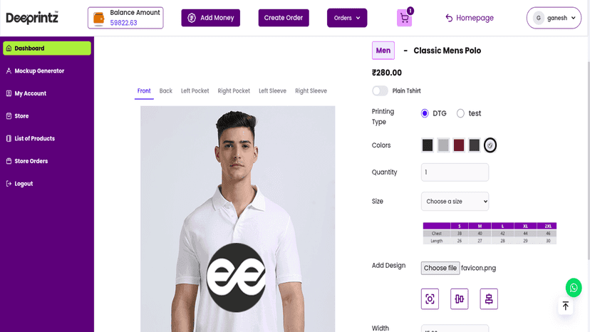 Deeprintz-Create-Order