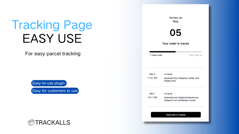 Tracking Page