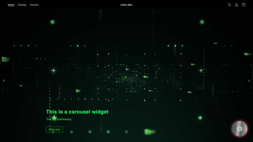 Carousel effect