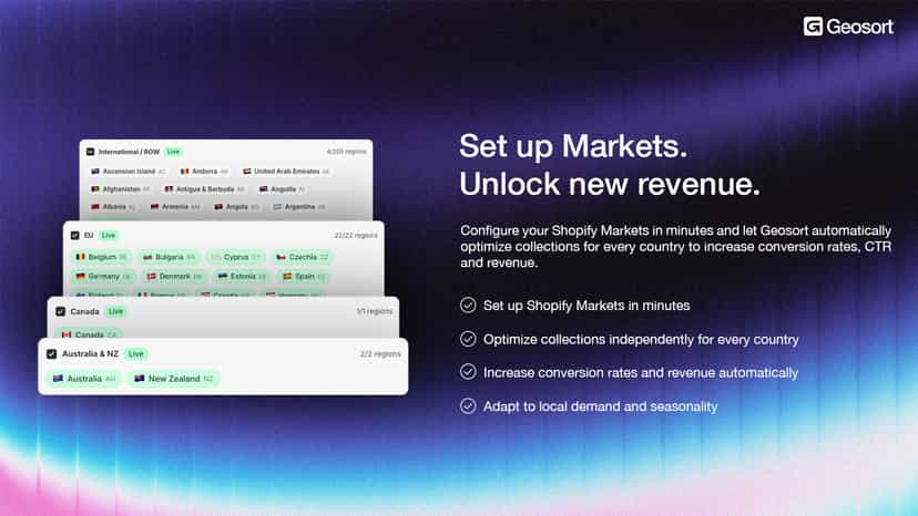 set up markets