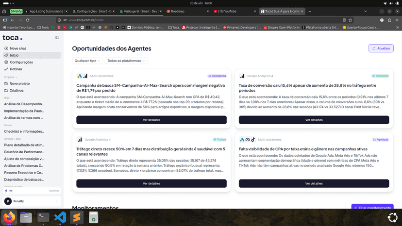 our agentic oportunities page