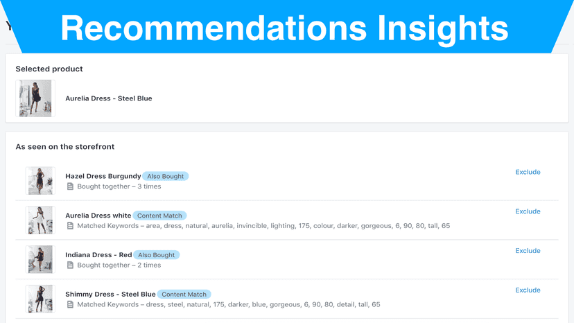 Recommendations Insights
