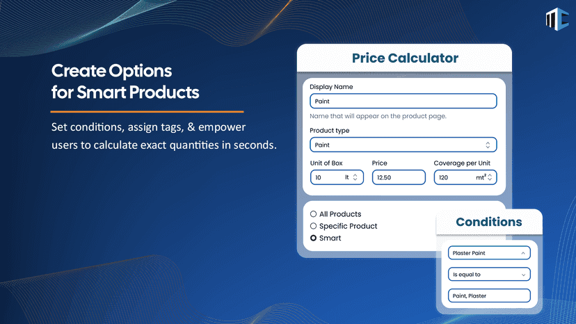 Create Options for Smart Products based on their assigned tags