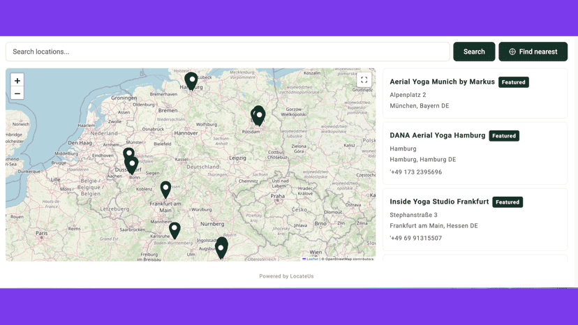 Store locator overview