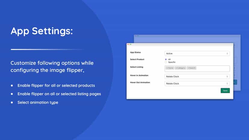 Image Flipper Settings