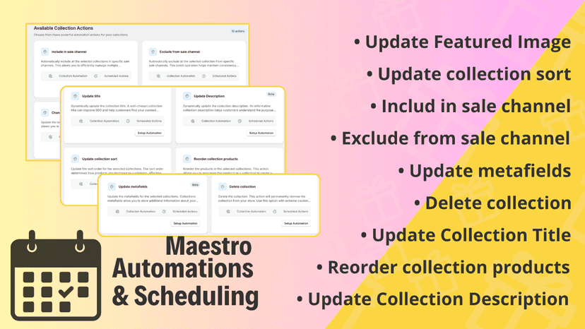 Automations & Scheduling actions